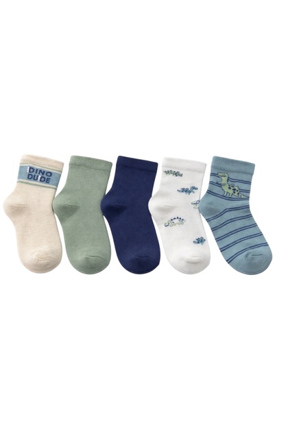 5-Pack Baby Cotton Socks