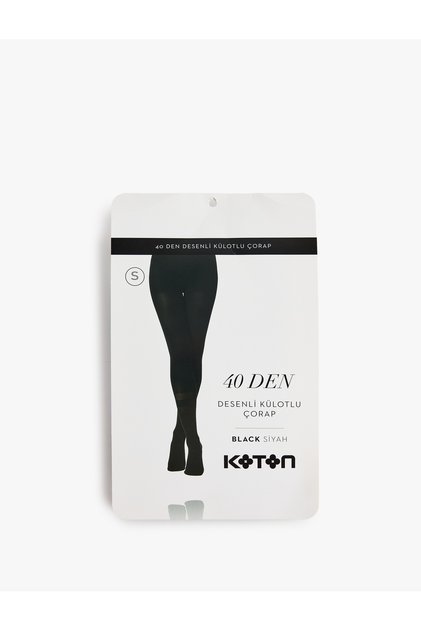 Patterned 40 Den Pantyhose