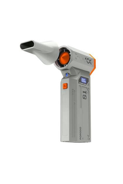 Rushjet Cordless Dust Blower 150W, 120000RPM, USB-C Rechargeable with 4 Nozzles