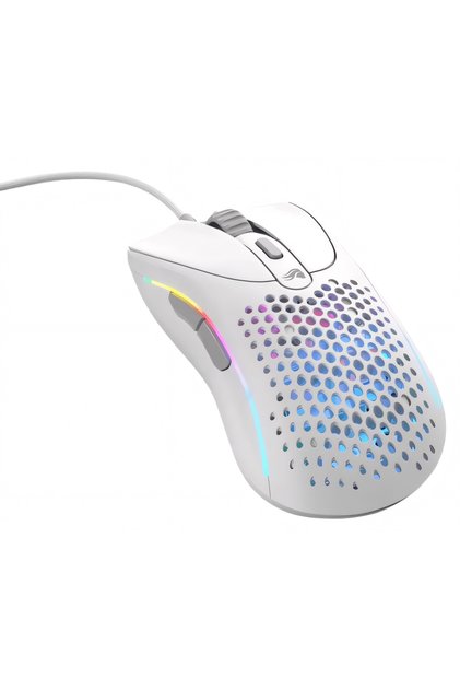 Model D2 GLO-MS-DV2-MW Kablolu Mat Beyaz Oyuncu Mouse