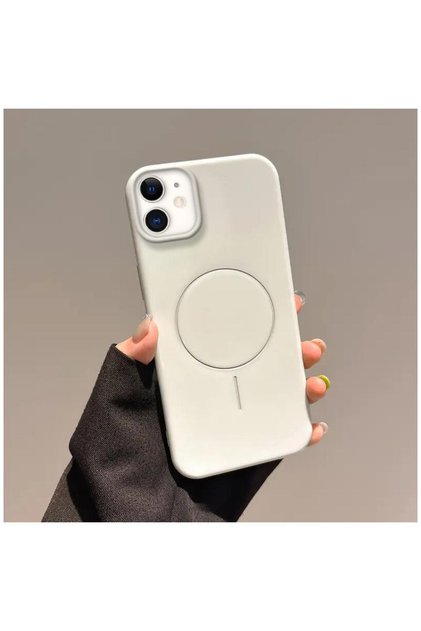 Apple iPhone 11 Compatible Case Vivid M-Safe Silicone Case White