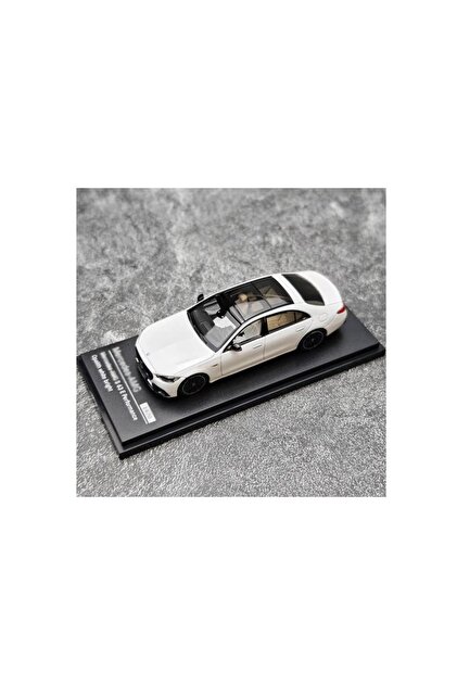 A-R Almost Real Box S Mercedes AMG S 63 E 2023 White 1/64 Model