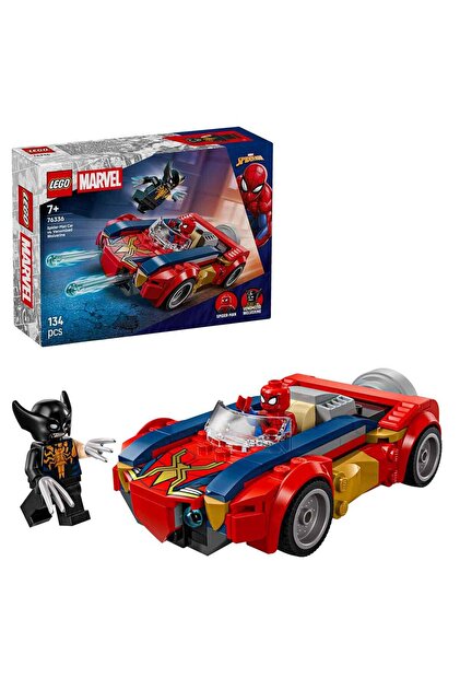 LEGO Marvel Örümcek Adam Arabası Venomlaşmış Wolverineye Karşı