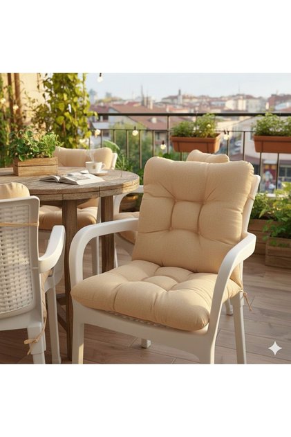 Pofidik Punteriz Dikiş Birçok Sandalye ile Uymlu Sandalye Minderi 45x90cm Arkalıklı