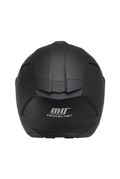 kuzey motor KUZEYMOTOR MTS X340 FULLFACE KASK MAT SİYAH (GOLD