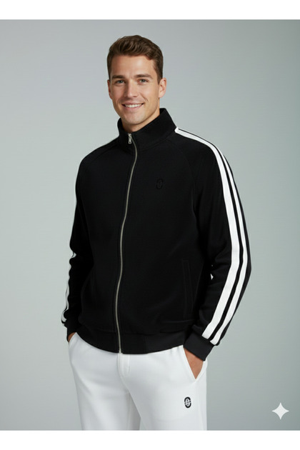 Jack & Jones Jcoathletico Towel Erkek Fermuarlı Sweat Ceket