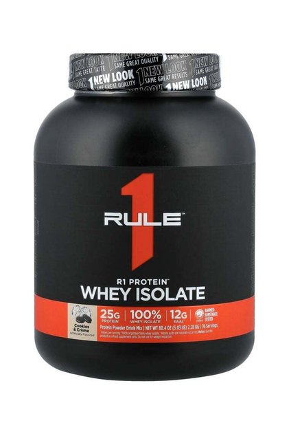 R1 Protein™ Whey Isolate Cookies & Creme 5.03 lb (2.28 kg)