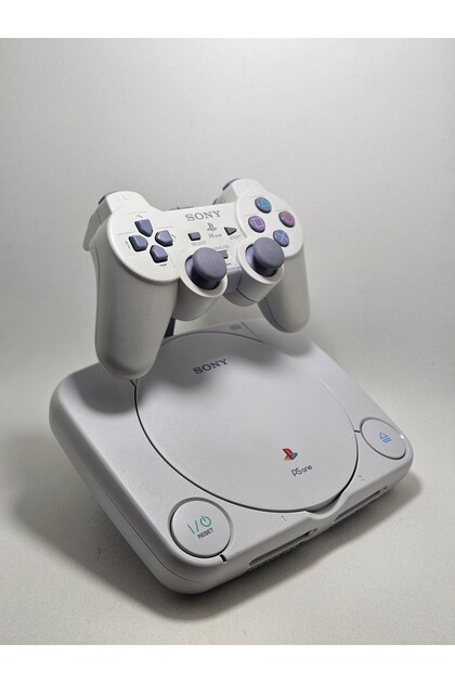 PSone Slim Sergi Vitrin Standı- 1 Slim Masaüstü Sergileme Dekor