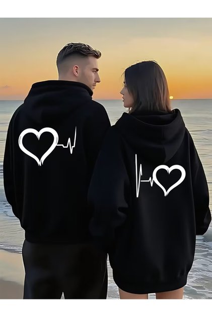 Dear Couple Combination Oversized Hoodie
