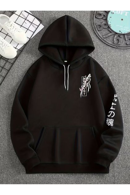 -Women's Sweatshirt Printed Hodies Compact Fabric (Cotton Inside)