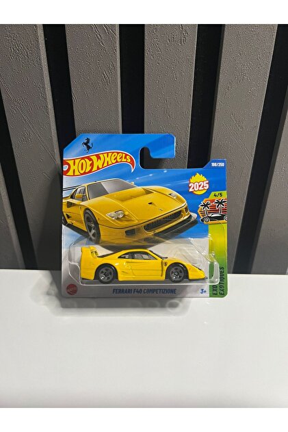 HOT WHEELS HotWheels Ferrari F40 Competızıone Model Araba (Sarı