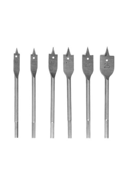 Set burghie plate, KD10548, 6 bucăți, 10-25 mm