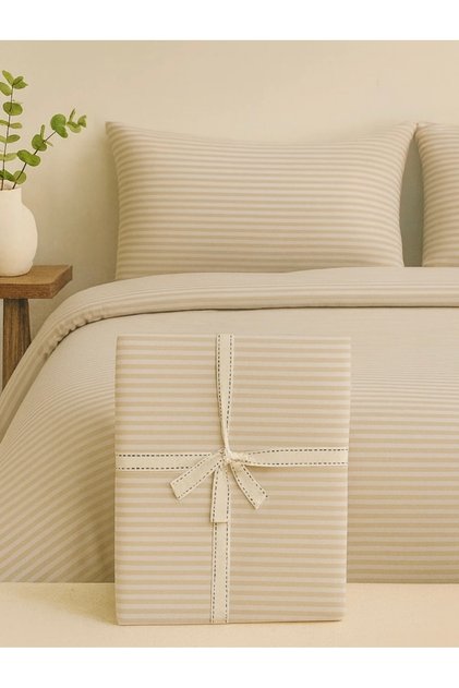 Days in colors double bedding set - 100% organic cotton
