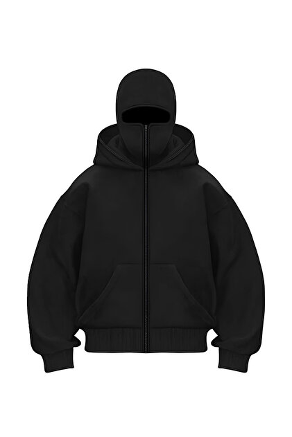 Freak Tshirt Kar Maskeli Ninja Unisex Sweatshirt Hırka 3 İplik