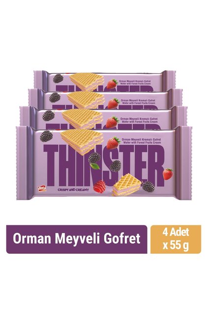 Orman Meyveli Kremalı Gofret 55 gr x 4 adet