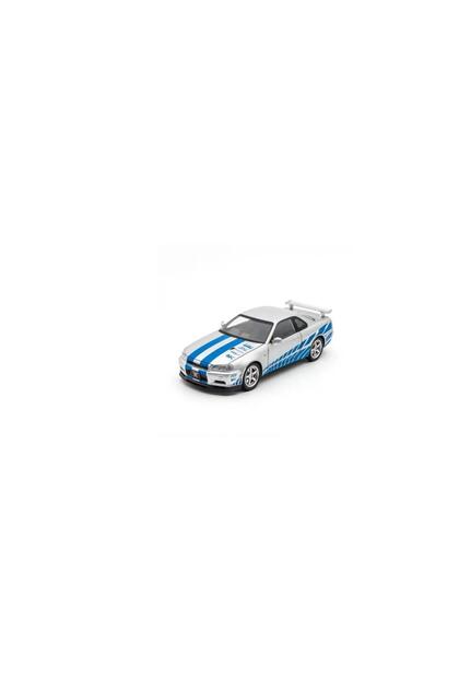 HOBBİEZ WORLD Nissan Skyline GT-R R34 Liberty Walk Gri 1/24 Model