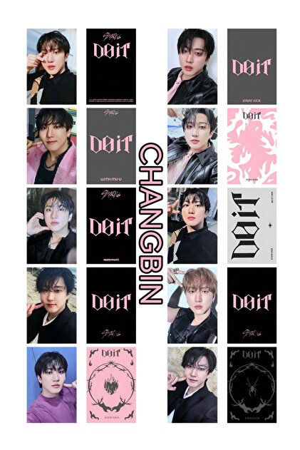 Sntay Stray Kids ' DO IT ALBUM' Bias vers. Fotokart seti Changbin