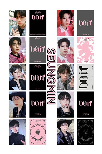 STRAY KIDS SEUNGMIN 2個セット Sntay Stray Kids ' DO IT ALBUM' Bias vers. Fotokart seti