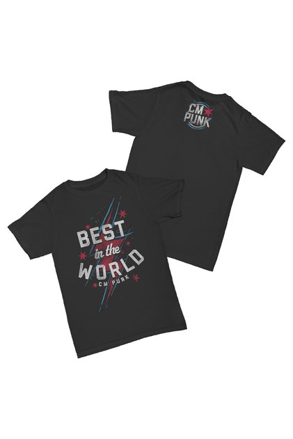 Cm Punk Hell Froze over Printed Cotton T-Shirt