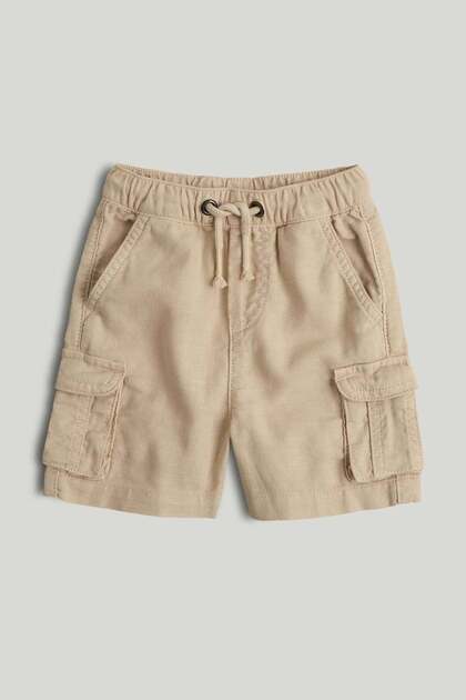 Tan Cargo Shorts