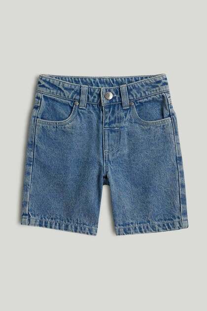 Denim Bermuda Shorts