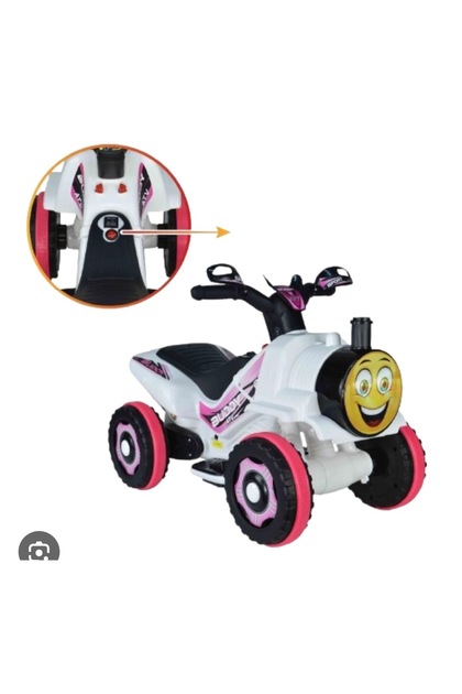 ujtoys Işıklı Ve Müzikli Buddy 6v Akülü Mini Atv-sarı( 2-3-4