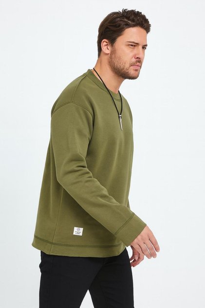 3 İplik Geniş Yaka Düşük Omuz Oversize Sweat Özel Seri