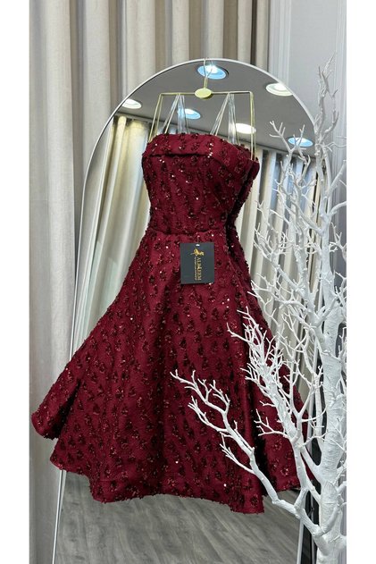 Midi evening dress