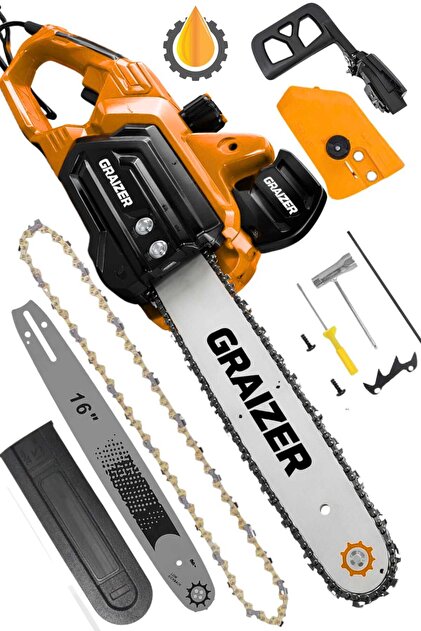 Graizer T 1800 W Kömürsüz Motor Çelik Şanzuman Bakir Sargili
