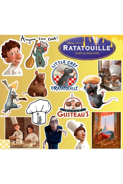 Ratatouille Sticker Set | Laptop Notebook Phone Sticker Journal