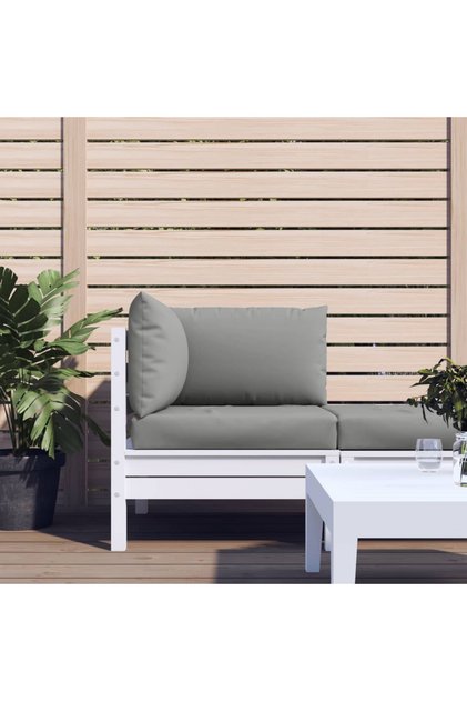 Pallet Cushions 3 pcs Grey Oxford Fabric