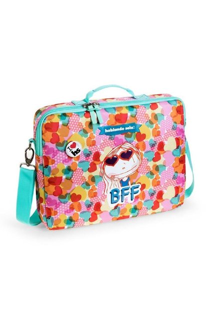 Geanta pentru laptop sau pentru purtare zilnica, Hablando sola, Multicolora