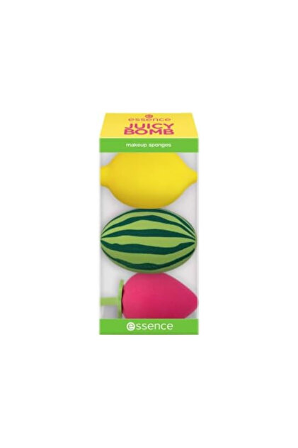 Juicy Bomb Party Makeup Sponges, No. 01, Vegan, Nanoparticle Free, Pack of 3
