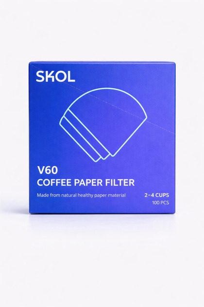 فلاتر قهوة V60 مقاس 02 - 100 حبه