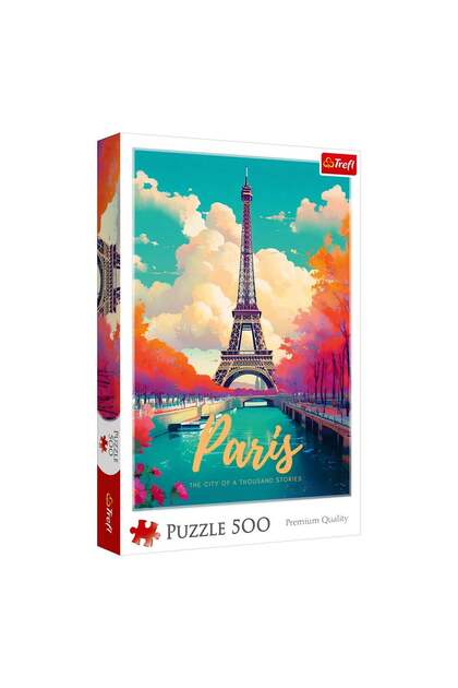 Puzzle Paris Siena Turnul Eiffel (500 de piese) - Trefl