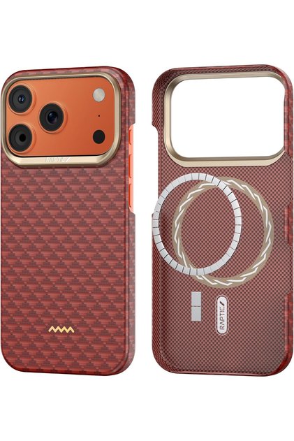 Aramid Skin for iPhone 17 PRO case [MagSafe compatible] 1500D Aramid Fiber cover - Oriental