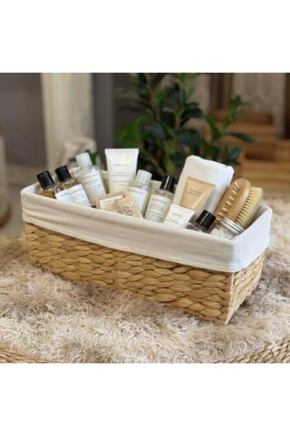 سلة تنظيم حوص Natural Rattan Organizing Basket