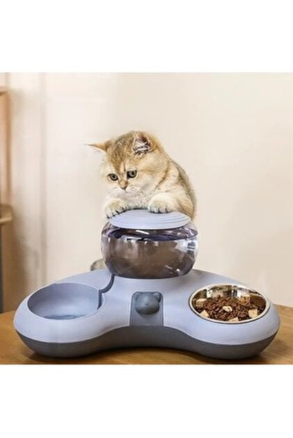 kiwi pets Zaman Ayarlı Otomatik Kedi Köpek Mama Kabı Kpf-10521