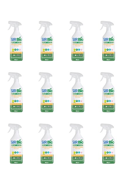 Bitkisel Özlü Mutfak Temizleyici Güçlü Formül 12x500 ml