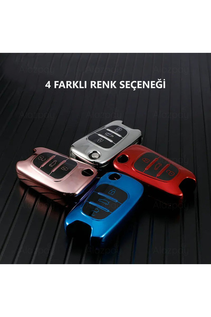 Coque de clé 3 boutons Hyundai i20, i30, ix20, ix35, Veloster