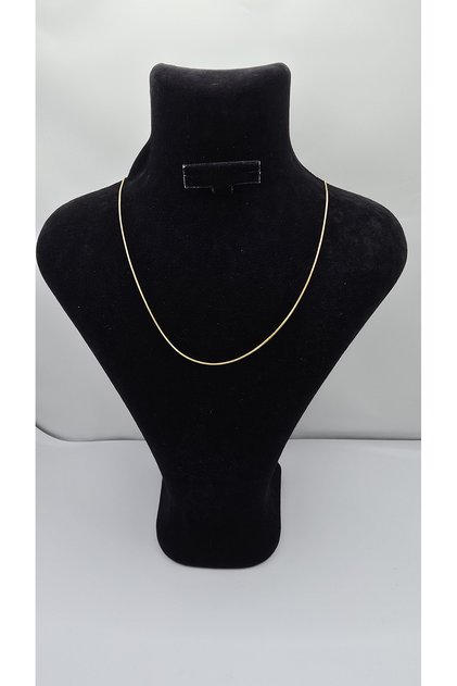 Stainless Steel Gold Color Vintage Chain Necklace