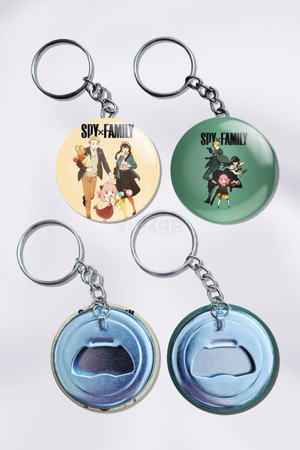 Spy × Family Anime Bag Ornament Keychain Charm (2 Pcs)