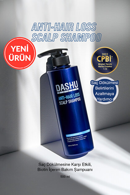 Dashu Saç Dökülmesine Karşı, Biotin İçeren Bakım Şampuanı Daily