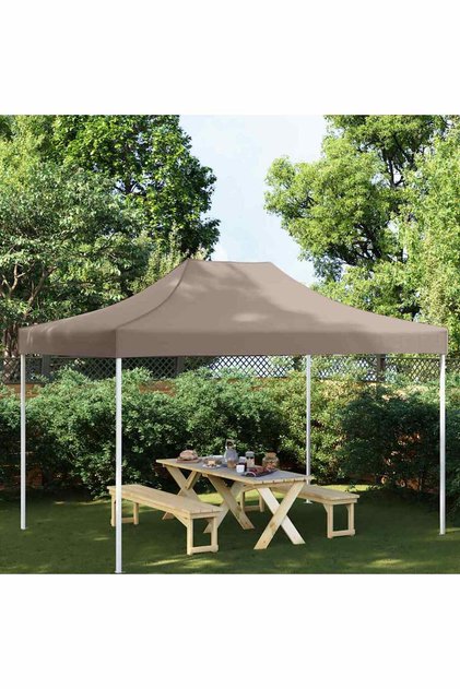 Party Tent Roof 4.5x3 m Taupe 270 g/m²