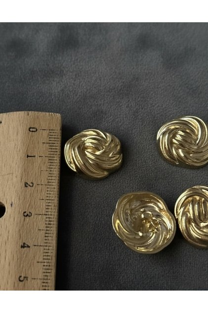 Комплект копчета за сако, златни (10 броя)