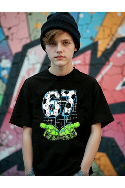 stil x SIX SEVEN BASKILI ERKEK ÇOCUK TSHIRT, 67 TASARIMLI - Fiyatı