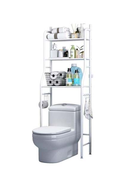 3-tier Toilet Storage Rack, Bathroom Storage Shelf, Over The Bathroom Shelf Organizer Stand