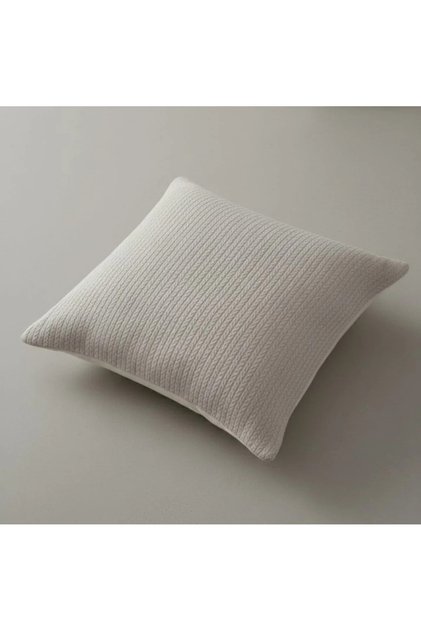 100% Cotton Knitted Woven Decorative Throw Pillow Cover Large Size 55X55Cm 2 Pieces