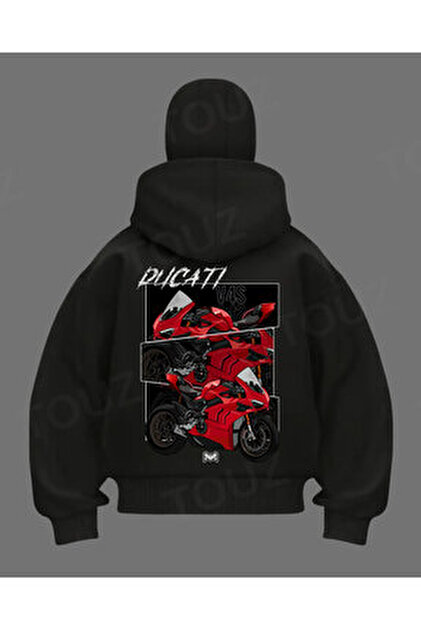 Le Savu Kawasaki Ninja Baskılı Unisex Kar Maskeli Kapüşonlu