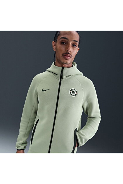 Nike Chelsea FC Tech Fleece FZ Hoodie Erkek Sweatshirt - Fiyatı